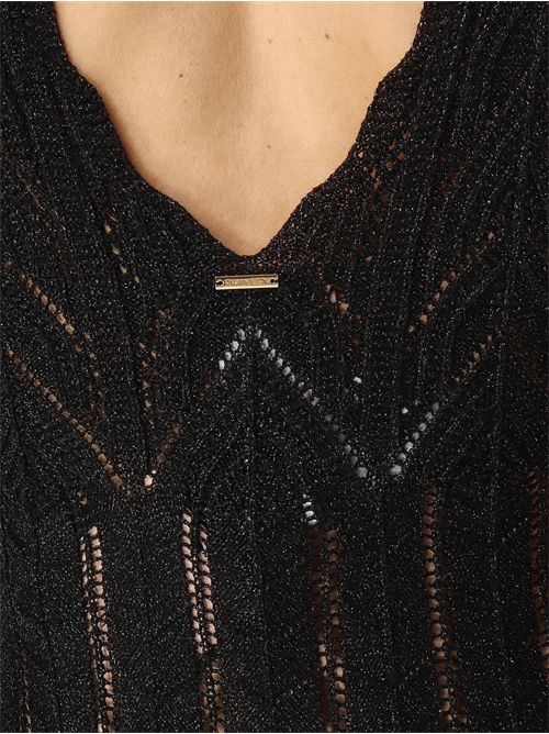 Abito lungo fitted in maglia con lurex TWINSET | TT3322/11646